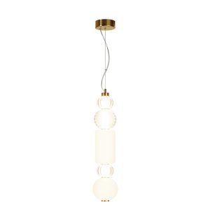 Lampa wisząca COLLAR mosiężno-złota LED 1x35W Ciepła biel 1600lm Maytoni 852051