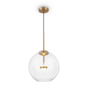 Lampa wisząca COMETA mosiężno-złota LED 1x12W Ciepła biel 750lm Maytoni 853963