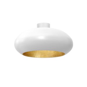 Lampa wisząca Compo biały mat-złota 1xE27x15W wym:22x50x50cm IP20 Luminex 1030296