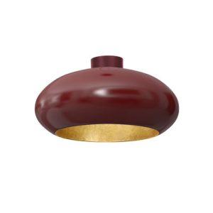 Lampa wisząca Compo burgundowo-złota 1xE27x15W wym:22x50x50cm IP20 Luminex 1030305