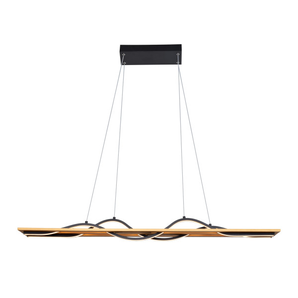 Lampa wisząca Conato czarny piaskowany LED 35W 3000K 1200lm Italux 1030039