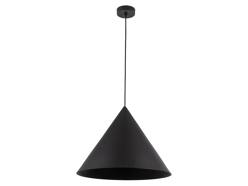 Lampa wisząca Cono Black 50 cm metalowa czarna 266230