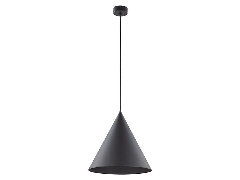 Lampa wisząca Cono Black metalowa czarna 219580