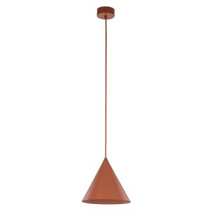 Lampa wisząca Cono Brick 19 cm metalowa ceglana 266238 Lampa wisząca Cono Brick 19 cm metalowa ceglana 266238