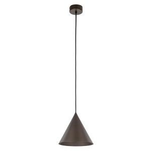 Lampa wisząca Cono brown 19 cm metalowa brązowa 266311 Lampa wisząca Cono brown 19 cm metalowa brązowa 266311