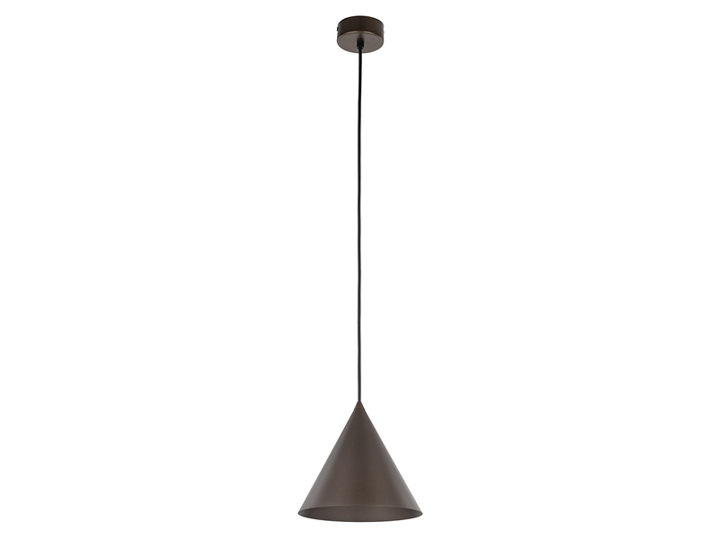 Lampa wisząca Cono brown 19 cm metalowa brązowa 266311