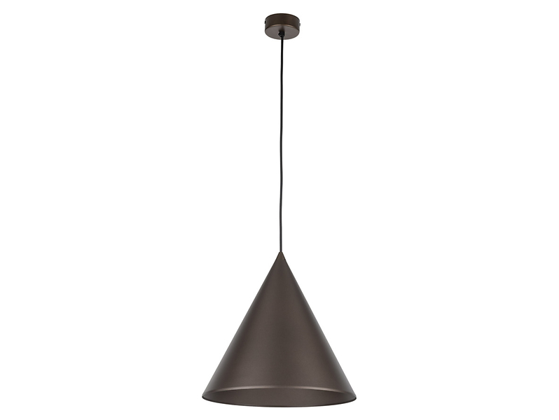 Lampa wisząca Cono brown 32 cm metalowa brązowa 266313