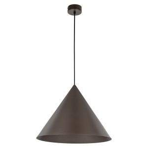 Lampa wisząca Cono brown 50 cm metalowa brązowa 266314 Lampa wisząca Cono brown 50 cm metalowa brązowa 266314
