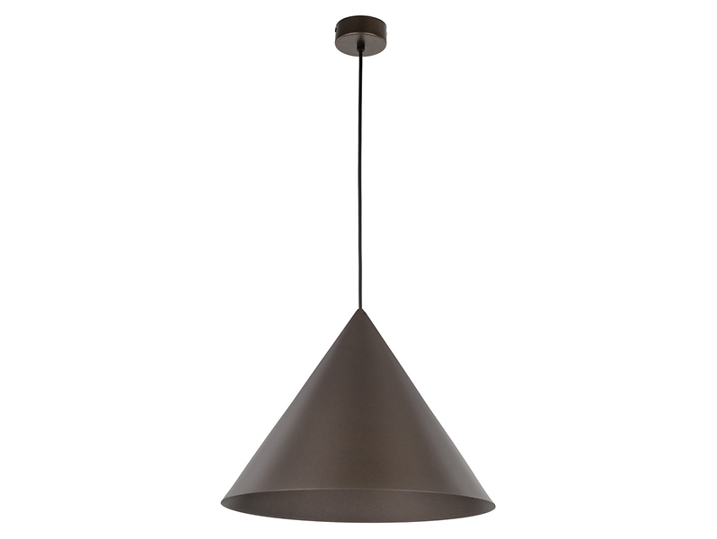Lampa wisząca Cono brown 50 cm metalowa brązowa 266314