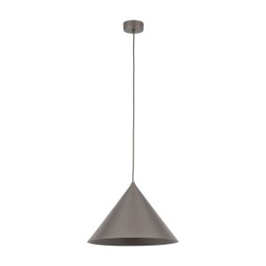 Lampa Wisząca Cono L Brązowa Tytan Tk Lighting Średni Metalowy Stożek 961586 Lampa Wisząca Cono L Brązowa Tytan Tk Lighting Średni Metalowy Stożek 961586