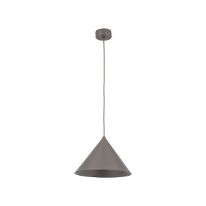 Lampa Wisząca Cono M Brązowa Tytanowa Tk Lighting Mały Metalowy Stożek 961601 Lampa Wisząca Cono M Brązowa Tytanowa Tk Lighting Mały Metalowy Stożek 961601