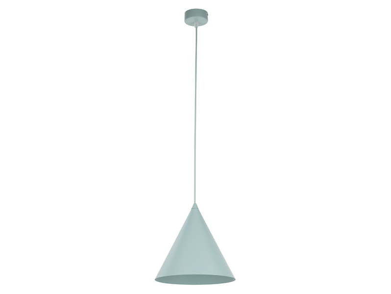 Lampa wisząca Cono Mint 25 cm metalowa miętowa 266316