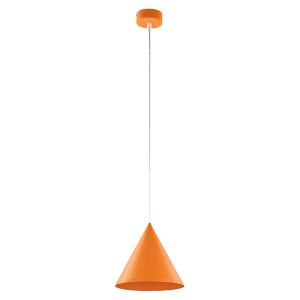 Lampa wisząca Cono Orange 19 cm metalowa pomarańczowa 266320 Lampa wisząca Cono Orange 19 cm metalowa pomarańczowa 266320