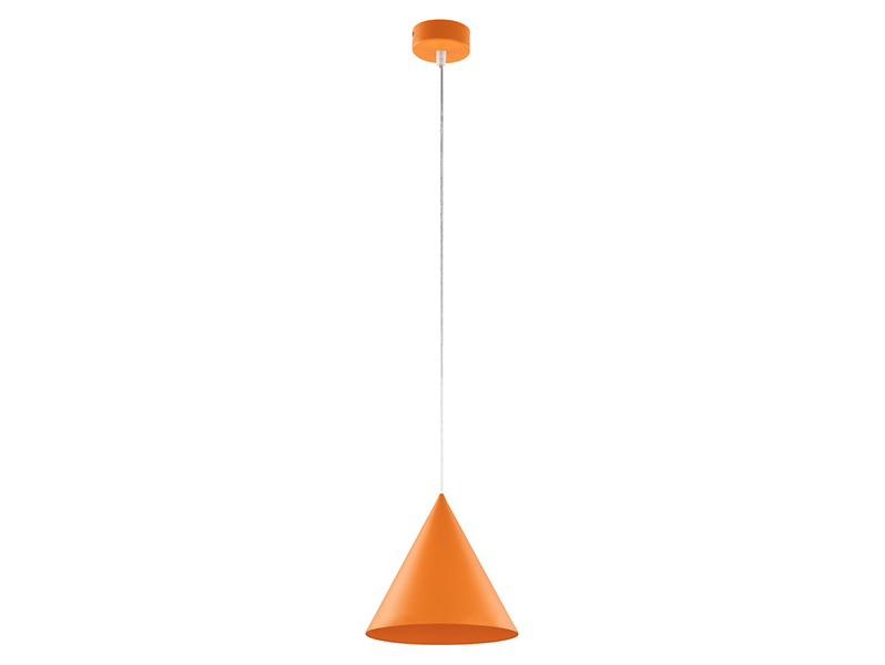 Lampa wisząca Cono Orange 19 cm metalowa pomarańczowa 266320