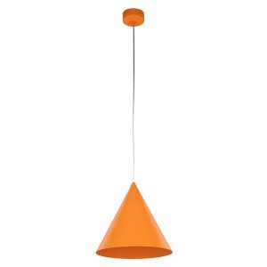 Lampa wisząca Cono Orange 25 cm metalowa pomarańczowa 266321 Lampa wisząca Cono Orange 25 cm metalowa pomarańczowa 266321