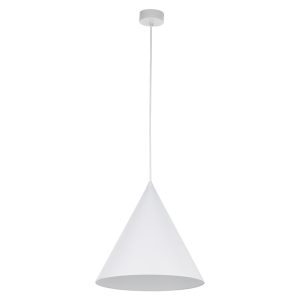 Lampa wisząca Cono White 32 cm metalowa biała 266325 Lampa wisząca Cono White 32 cm metalowa biała 266325