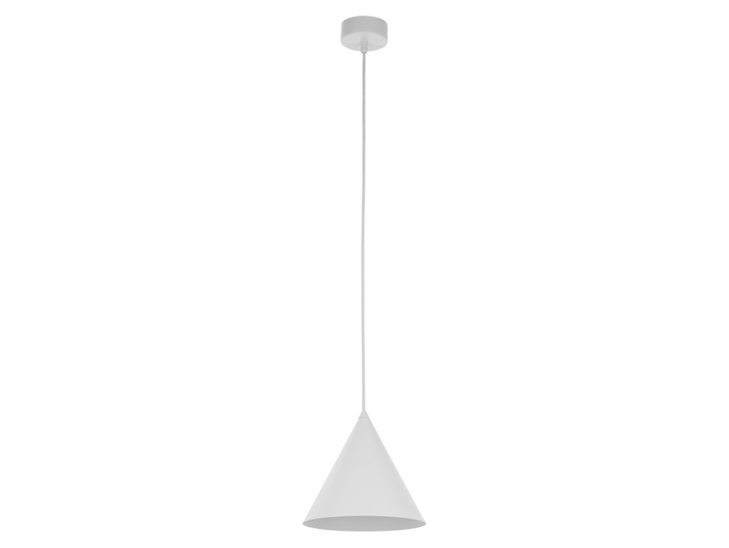 Lampa wisząca Cono White metalowa biała 219579