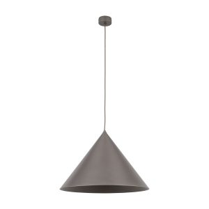 Lampa Wisząca Cono Xl Brązowa Tytan Tk Lighting Duży Metalowy Stożek 961590 Lampa Wisząca Cono Xl Brązowa Tytan Tk Lighting Duży Metalowy Stożek 961590