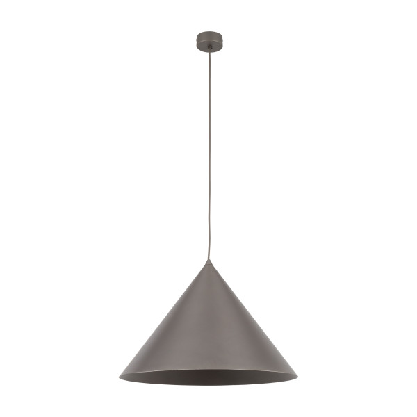 Lampa Wisząca Cono Xl Brązowa Tytan Tk Lighting Duży Metalowy Stożek 961590