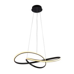 Lampa wisząca Consa czarna LED 40W 3000-6000K 3400lm Italux 1019298 Lampa wisząca Consa czarna LED 40W 3000-6000K 3400lm Italux 1019298