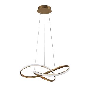 Lampa wisząca Consa złota LED 40W 3000-6000K 3400lm Italux 1019449 Lampa wisząca Consa złota LED 40W 3000-6000K 3400lm Italux 1019449