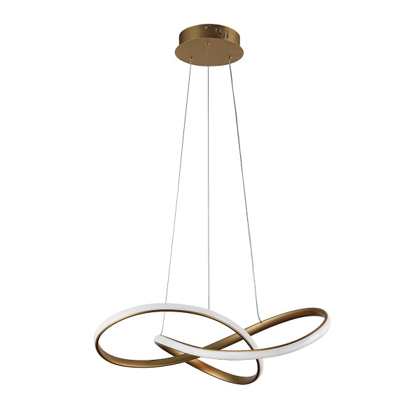 Lampa wisząca Consa złota LED 40W 3000-6000K 3400lm Italux 1019449