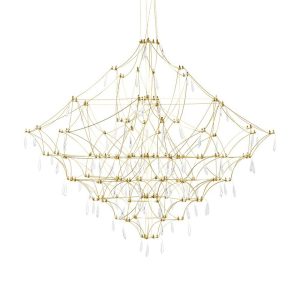 Lampa wisząca CONSTELATION 100 GOLD – LED, stal szczotkowana 823315 Lampa wisząca CONSTELATION 100 GOLD – LED, stal szczotkowana 823315