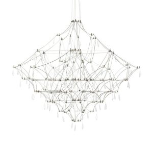 Lampa wisząca CONSTELATION 100 – LED, stal szczotkowana 148118 Lampa wisząca CONSTELATION 100 – LED, stal szczotkowana 148118