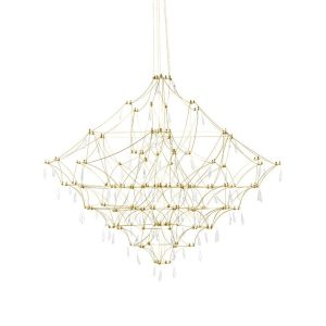 Lampa wisząca CONSTELATION 77 GOLD – LED, stal szczotkowana 823316 Lampa wisząca CONSTELATION 77 GOLD – LED, stal szczotkowana 823316