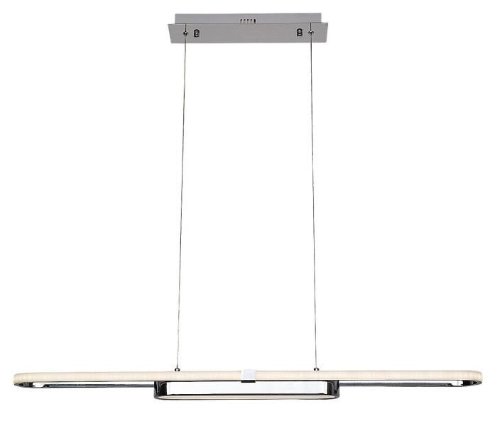 Lampa wisząca Contessa chromowana biała LED 1x48W 4000K 2900lm Rabalux 964503