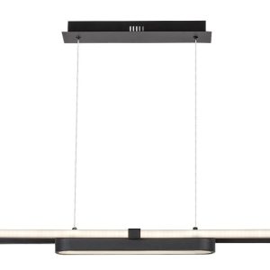 Lampa wisząca Contessa czarno-biała LED 1x48W 4000K 2550lm Rabalux 964495 Lampa wisząca Contessa czarno-biała LED 1x48W 4000K 2550lm Rabalux 964495