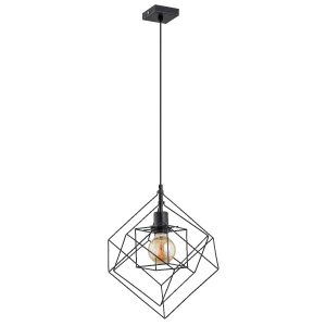 Lampa wisząca CONTI druciane sześciany czarna 1xE27x15W IP20 Alfa 1025351 Lampa wisząca CONTI druciane sześciany czarna 1xE27x15W IP20 Alfa 1025351