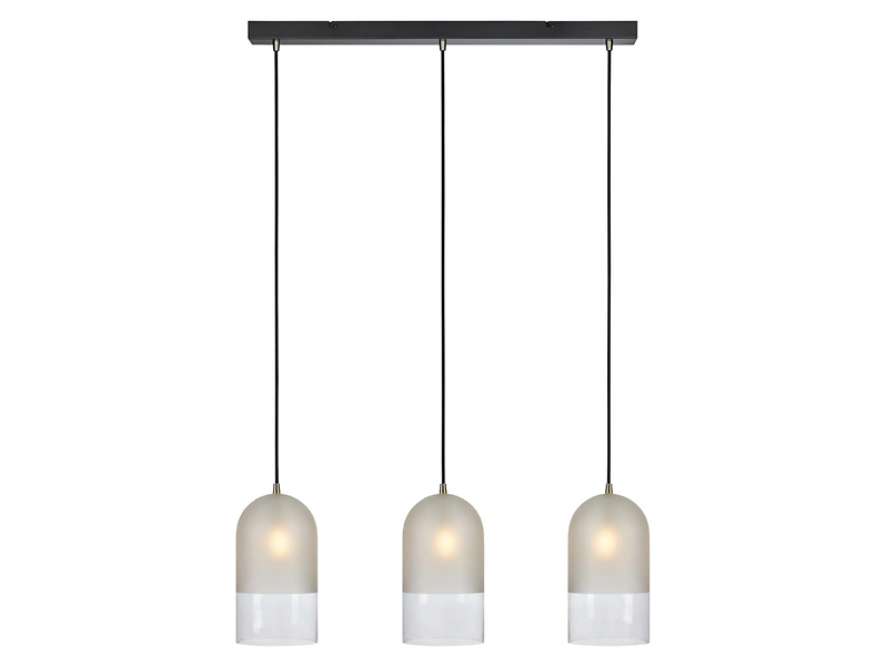 Lampa wisząca Cope 3-punktowa szklana transparaentna 45011