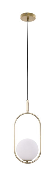 Lampa wisząca CORDEL 1x28w g9 mosiądz 796595