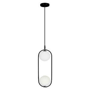 Lampa wisząca Cordel 2-punktowa czarna 218978 Lampa wisząca Cordel 2-punktowa czarna 218978