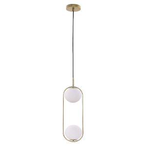 Lampa wisząca Cordel 2-punktowa złota 218980