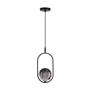 Lampa wisząca CORDEL czarna 1xG9x10W wym:120×18,5x14cm IP20 Candellux 989803