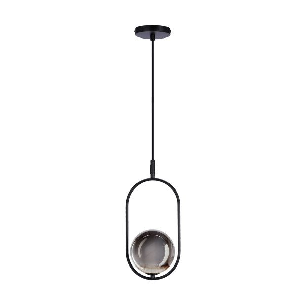 Lampa wisząca CORDEL czarna 1xG9x10W wym:120x18,5x14cm IP20 Candellux 989803