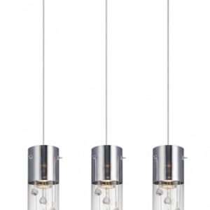 Lampa wisząca Cordell modernistyczna chromowana 3xGU10x105W IP20 Italux 1019337