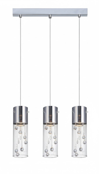 Lampa wisząca Cordell modernistyczna chromowana 3xGU10x105W IP20 Italux 1019337