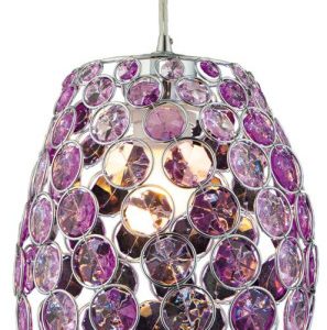 Lampa wisząca CORN 20 1x60w e27 fiolet + linka 85-10523 800691