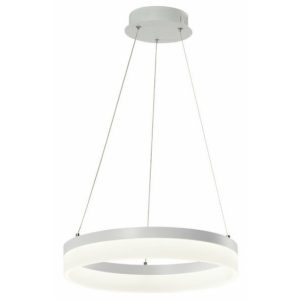 Lampa wisząca Cornelia biała LED 1x24W Neutralna biel 1920lm Reality 846524 Lampa wisząca Cornelia biała LED 1x24W Neutralna biel 1920lm Reality 846524