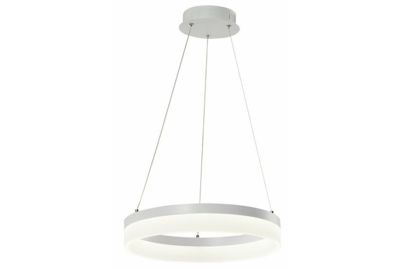 Lampa wisząca Cornelia biała LED 1x24W Neutralna biel 1920lm Reality 846524