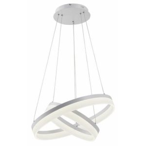Lampa wisząca Cornelia biała LED 1x60W Neutralna biel 4200lm Reality 846145 Lampa wisząca Cornelia biała LED 1x60W Neutralna biel 4200lm Reality 846145