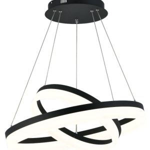 Lampa wisząca Cornelia czarna LED 1x60W Neutralna biel 4200lm Reality 846180 Lampa wisząca Cornelia czarna LED 1x60W Neutralna biel 4200lm Reality 846180