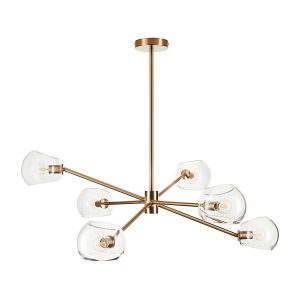 Lampa wisząca COSMIC-6 złota 75 cm 813387 Lampa wisząca COSMIC-6 złota 75 cm 813387