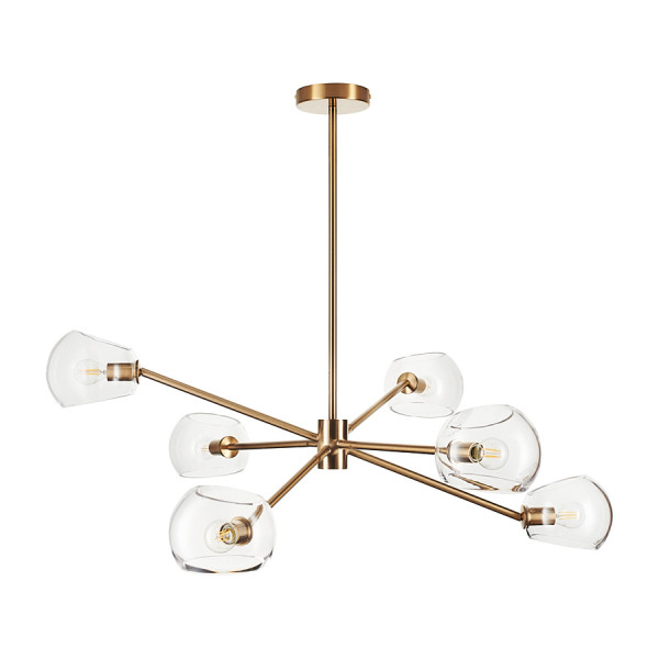 Lampa wisząca COSMIC-6 złota 75 cm 813387