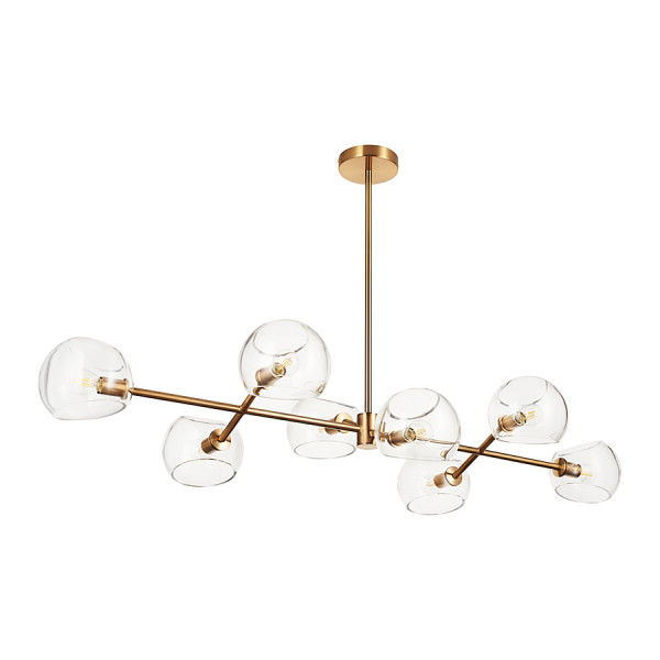 Lampa wisząca COSMIC-8 złota 85 cm 753076