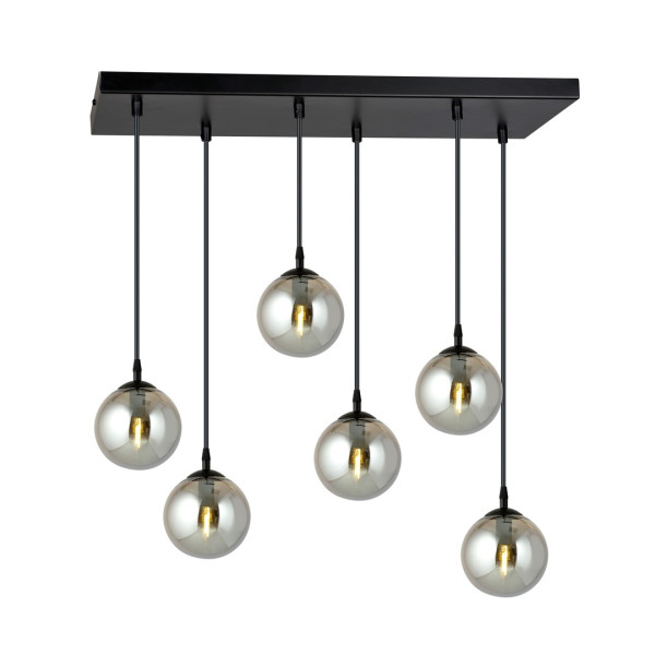 Lampa Wisząca Cosmo 6 Bl Grafit 767770