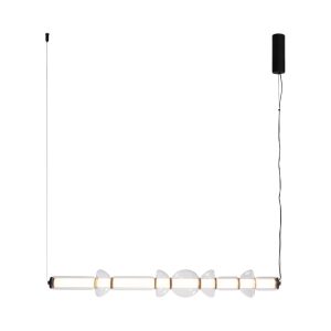 Lampa wisząca Cosmo czarno-przezroczysta LED 1x39W 3000K 4800lm Maytoni 849403 Lampa wisząca Cosmo czarno-przezroczysta LED 1x39W 3000K 4800lm Maytoni 849403